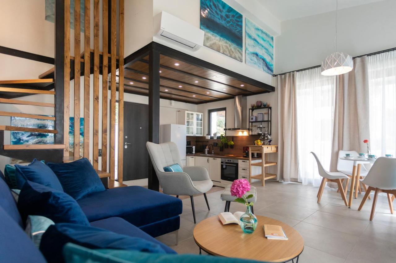 Allure Luxury Villas 3&4 Serenity Retreat Moni Evaggelistrias Exteriör bild