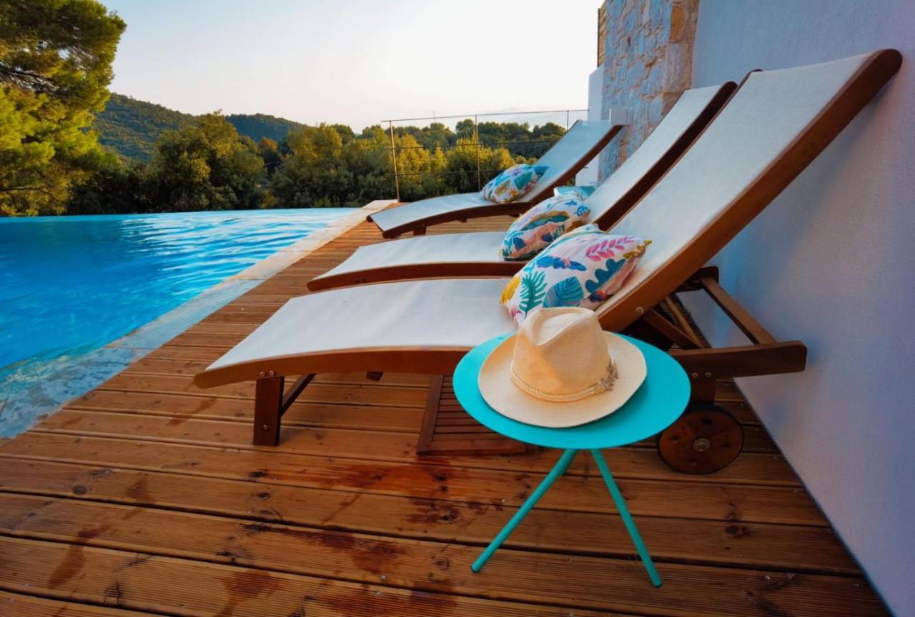 Allure Luxury Villas 3&4 Serenity Retreat Moni Evaggelistrias Exteriör bild