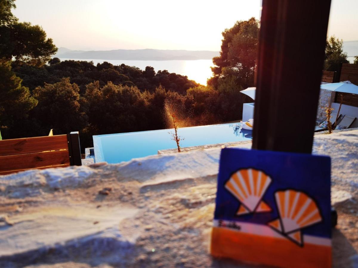 Allure Luxury Villas 3&4 Serenity Retreat Moni Evaggelistrias Exteriör bild