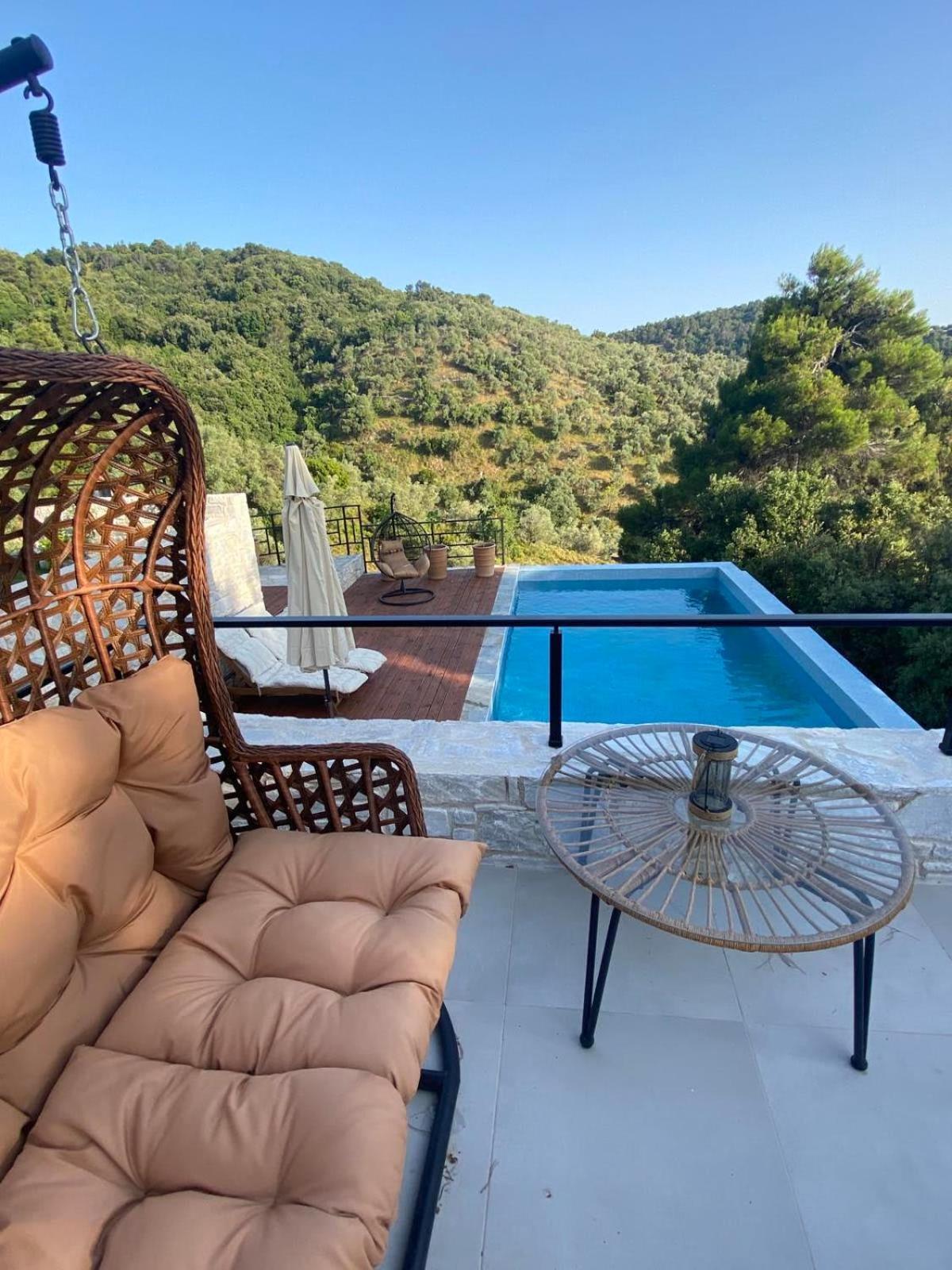 Allure Luxury Villas 3&4 Serenity Retreat Moni Evaggelistrias Exteriör bild