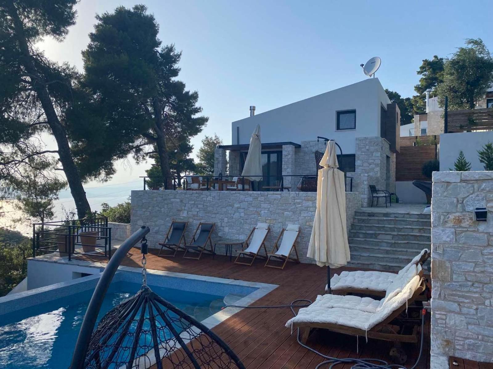 Allure Luxury Villas 3&4 Serenity Retreat Moni Evaggelistrias Exteriör bild