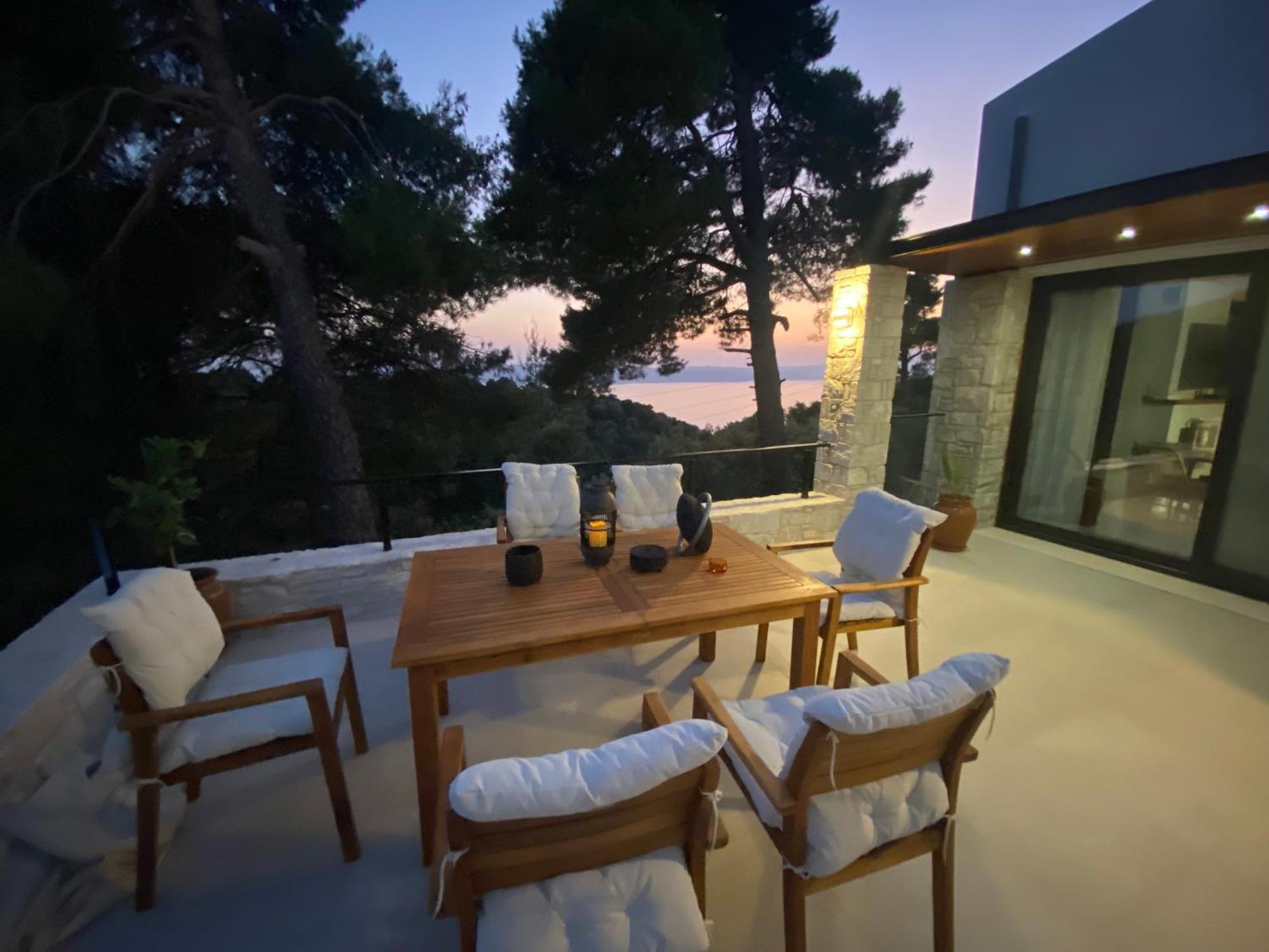 Allure Luxury Villas 3&4 Serenity Retreat Moni Evaggelistrias Exteriör bild