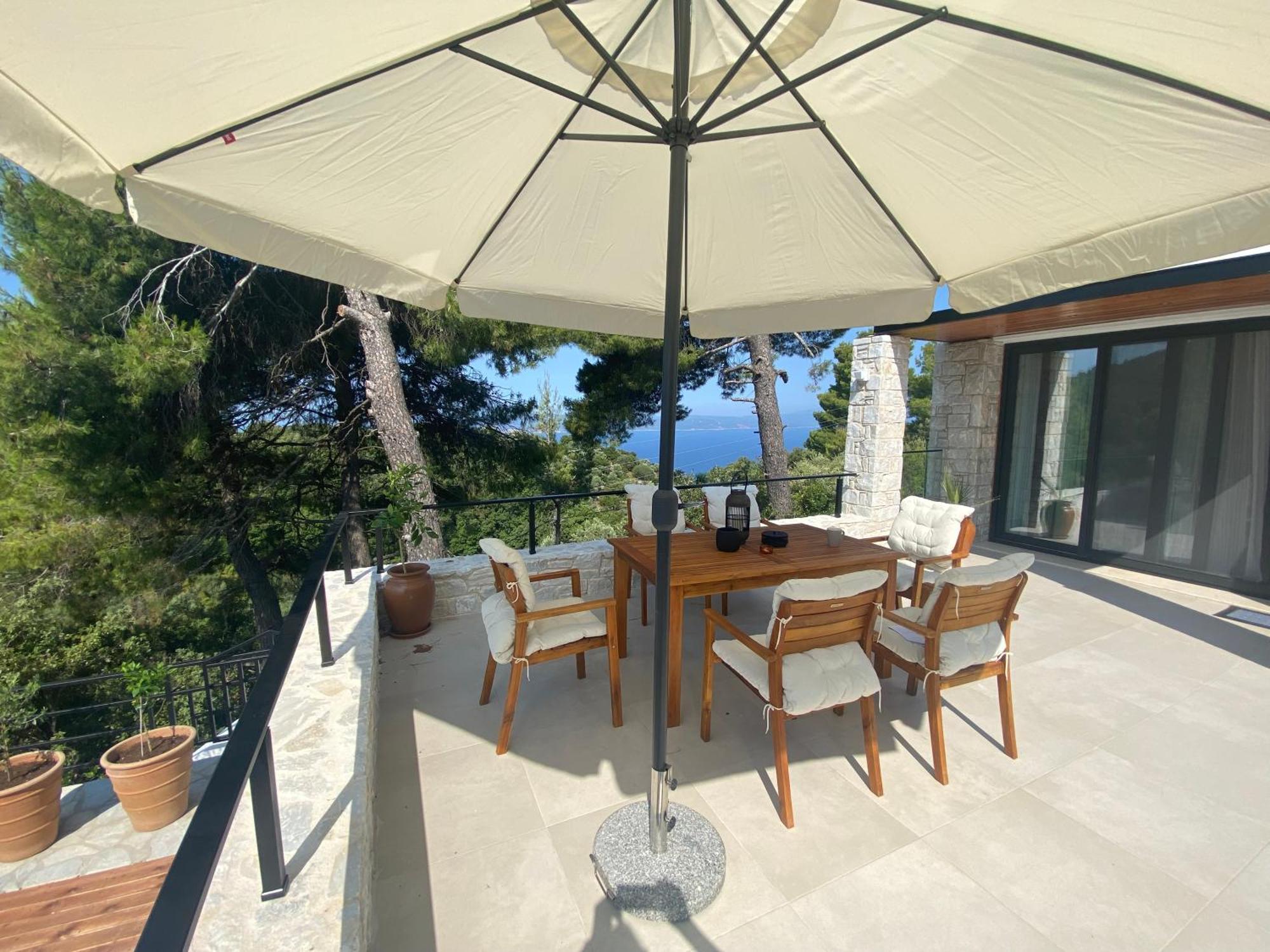 Allure Luxury Villas 3&4 Serenity Retreat Moni Evaggelistrias Exteriör bild
