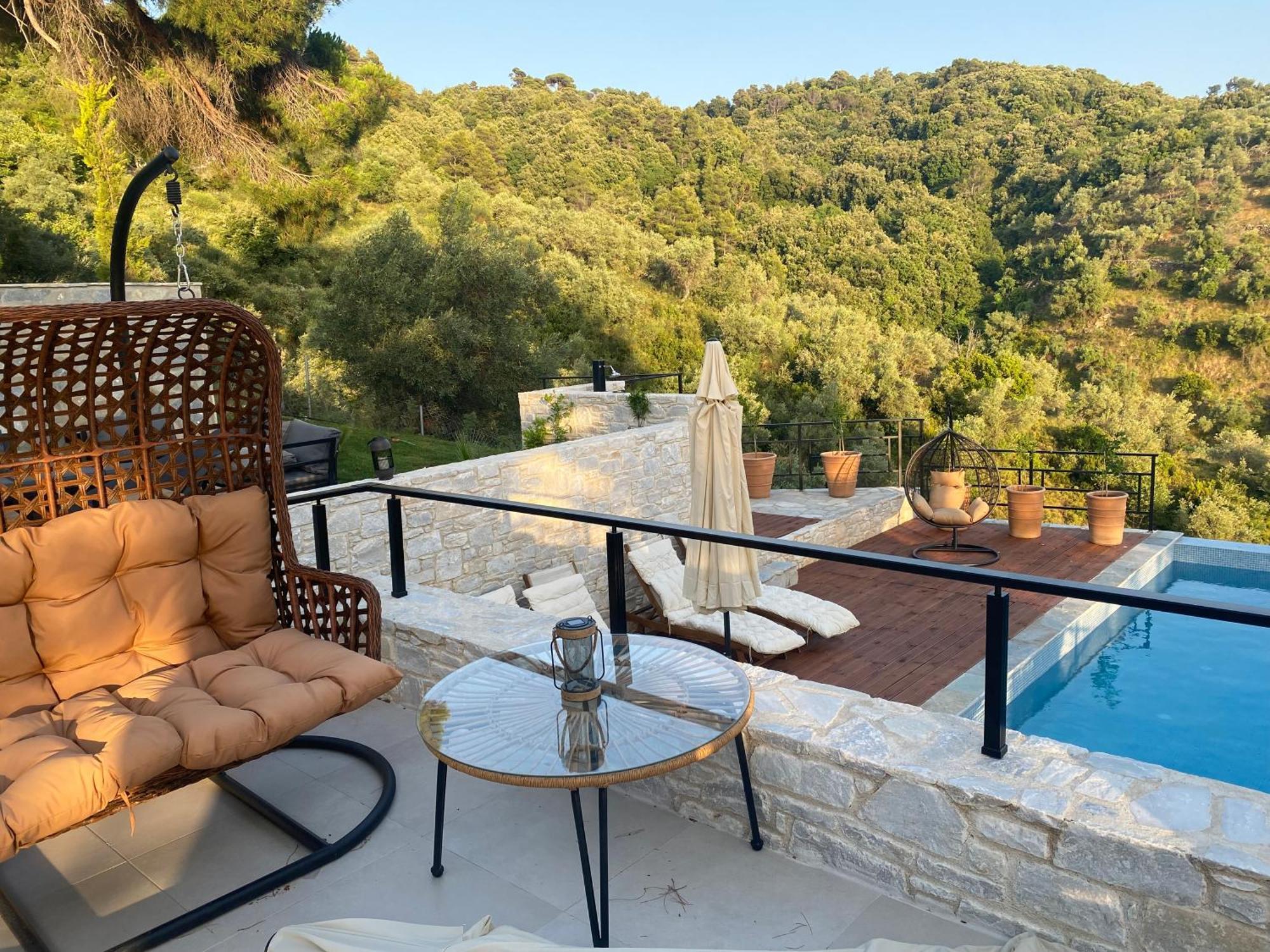 Allure Luxury Villas 3&4 Serenity Retreat Moni Evaggelistrias Exteriör bild