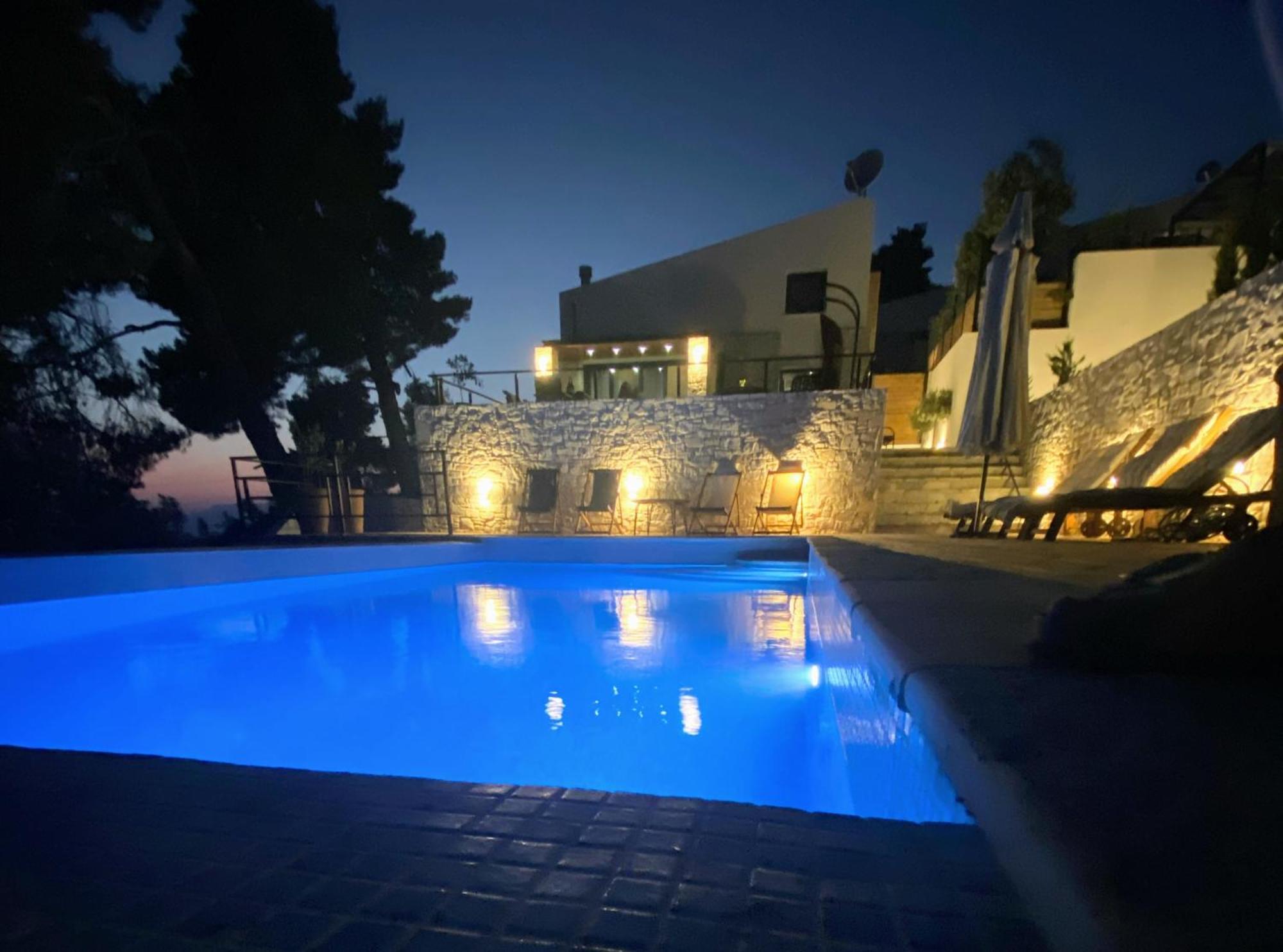 Allure Luxury Villas 3&4 Serenity Retreat Moni Evaggelistrias Exteriör bild
