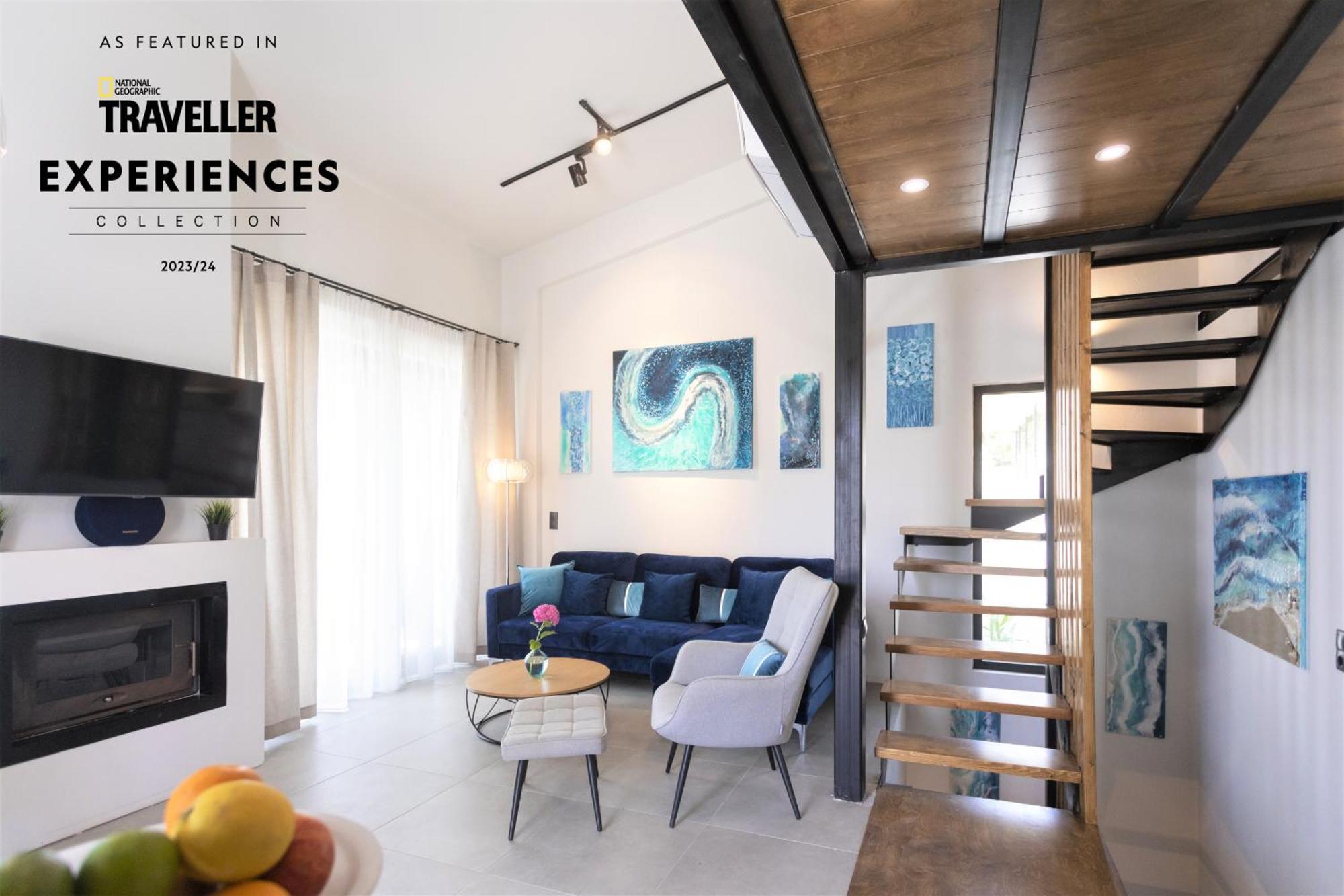 Allure Luxury Villas 3&4 Serenity Retreat Moni Evaggelistrias Exteriör bild